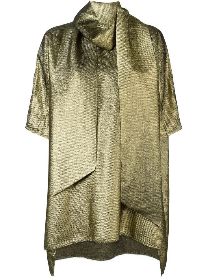 Faith Connexion Oversized Metallic Top