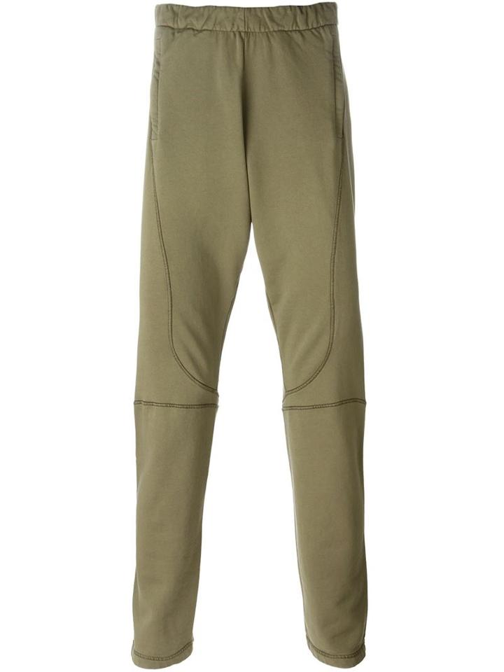Faith Connexion Panelled Track Pants, Men's, Size: Medium, Green, Cotton