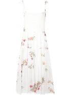 Macgraw Prairie Floral Print Dress - White