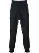 Neil Barrett Harem Track Pants, Men's, Size: 52, Black, Cotton/virgin Wool