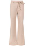 Egrey Tie Detail Flared Pants - Nude & Neutrals