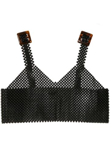 Framed Cropped Beads Come Back Framed - Black