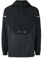 Nike Hooded Wind Breaker Jacket, Men's, Size: Large, Black, Nylon/polyester
