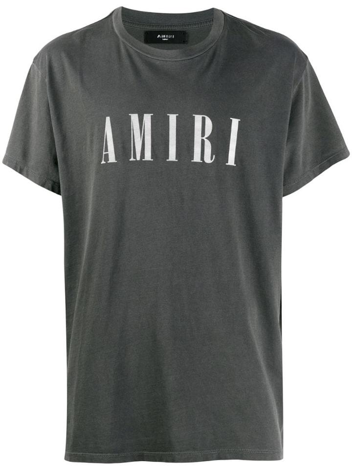 Amiri Printed Logo T-shirt - Grey