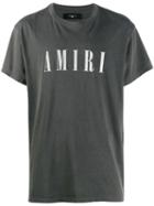 Amiri Printed Logo T-shirt - Grey