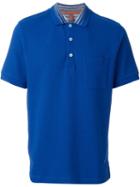 Missoni Print Collar Polo Shirt, Men's, Size: Xl, Blue, Cotton
