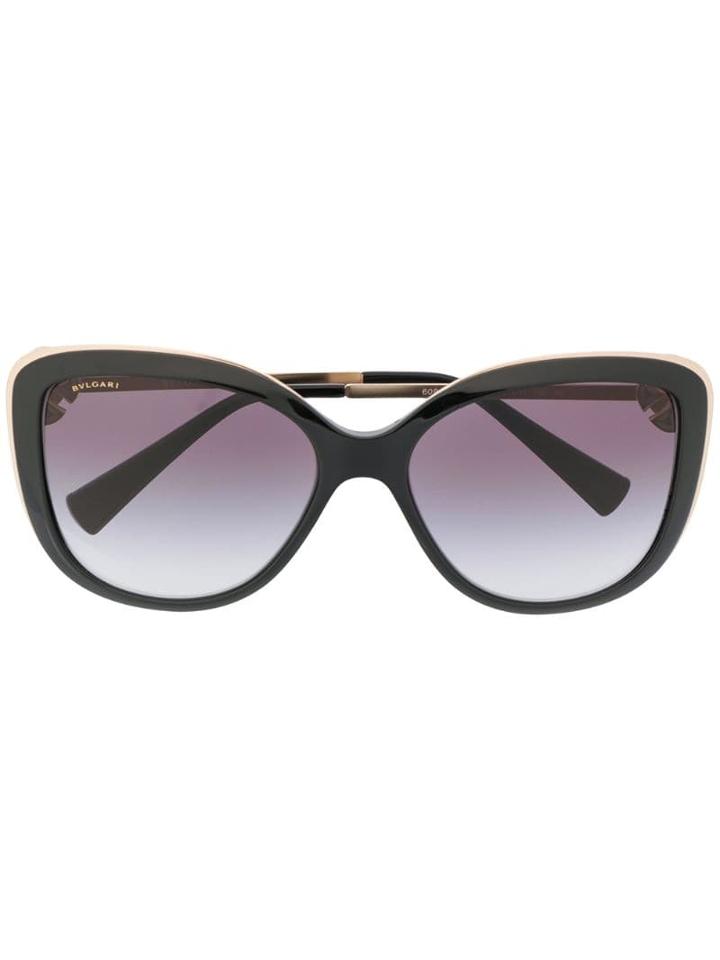 Bulgari Crystals Flower Sunglasses - Black
