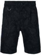 Roar - Floral Print Shorts - Men - Cotton/polyester - Iv, Black, Cotton/polyester