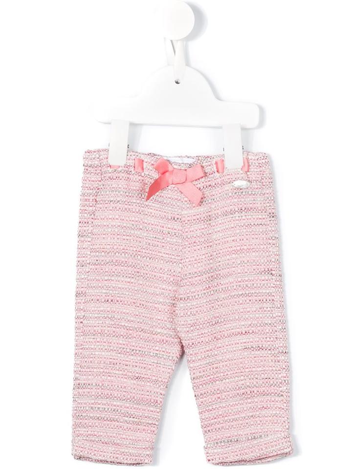 Tartine Et Chocolat - Tweed Leggings - Kids - Cotton/acrylic/polyamide/polyester - 36 Mth, Pink/purple