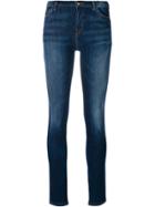 Emporio Armani Faded Skinny Jeans - Blue