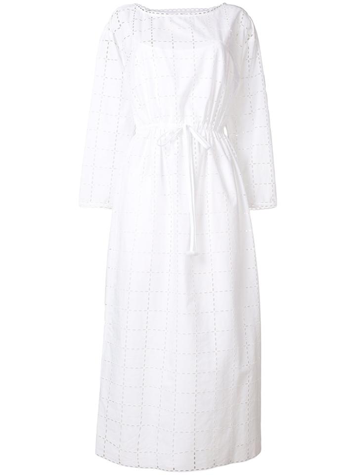 Sonia Rykiel Drawstring Waist Dress - White