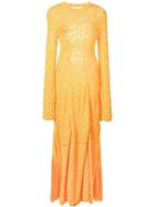 Carolina Herrera Multi-knit Dress - Yellow