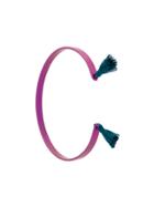 Eye M By Ileana Makri Tassel Cuff - Pink & Purple