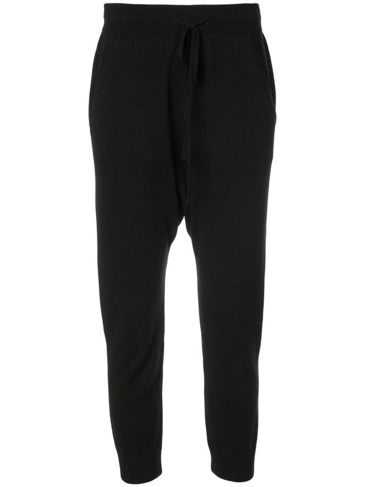 Nili Lotan Cropped Track Pants - Black