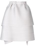 Pleats Please By Issey Miyake Layered Full Skirt - Grey