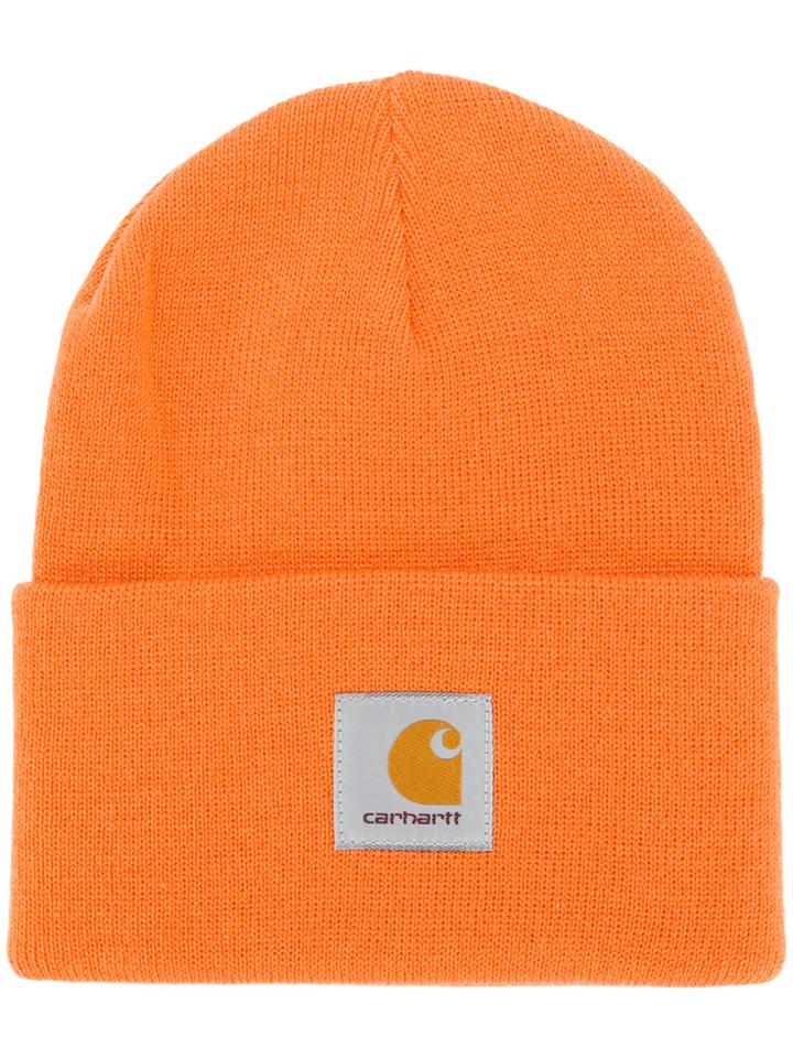 Carhartt Logo Patch Beanie - Yellow & Orange