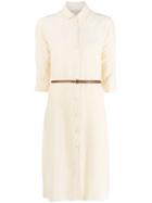 Forte Forte Velvet Shirt Dress - Neutrals