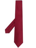 Kiton Woven Style Tie - Red