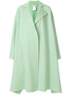 Ports 1961 Oversized Knee Length Coat - Green