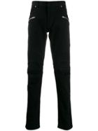Balmain Biker Style Jeans - Black
