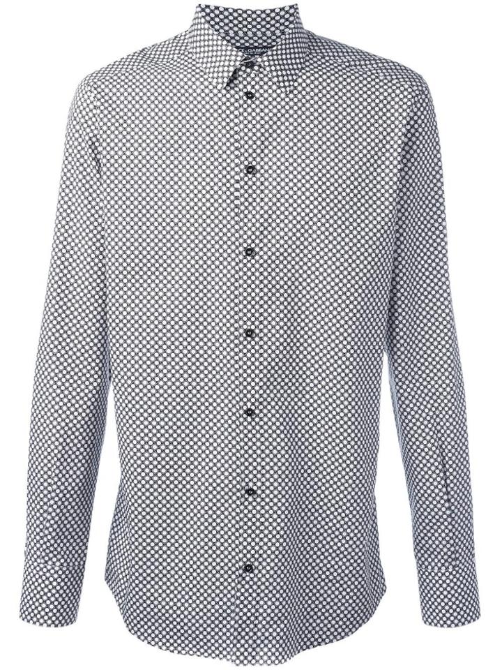 Dolce & Gabbana Dot Print T-shirt - Black