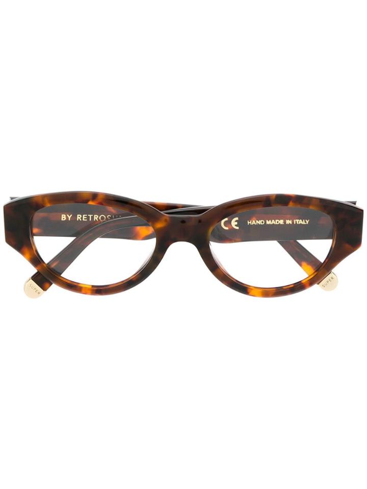 Retrosuperfuture Drew Mama Glasses - Brown