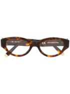 Retrosuperfuture Drew Mama Glasses - Brown