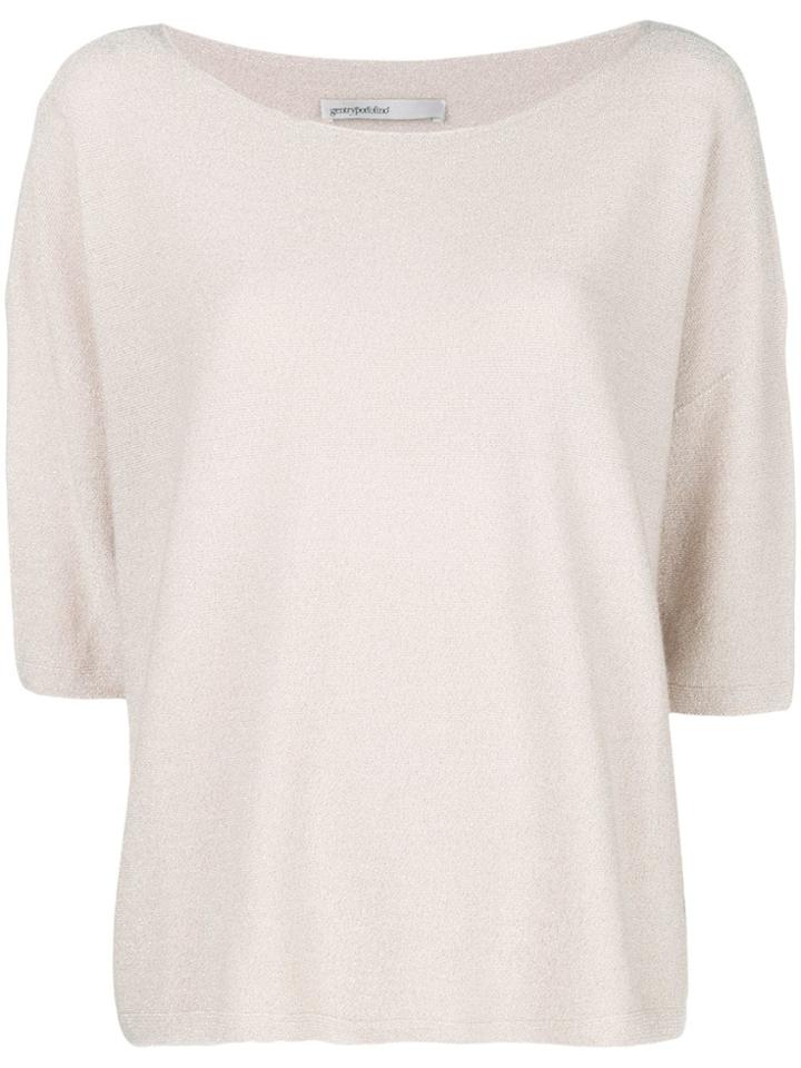 Gentry Portofino Slouchy Jumper - Nude & Neutrals