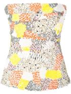 Rubin Singer Embroidered Corset Top - Multicolour