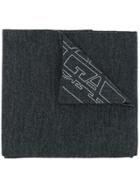 Ea7 Emporio Armani Plain Scarf - Grey