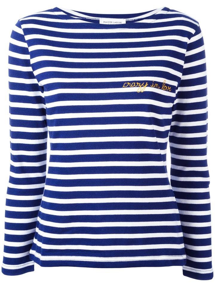 Maison Labiche Crazy In Love Top, Women's, Size: Large, White, Cotton