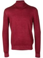 La Fileria For D'aniello Roll Neck Long Sleeved Sweatshirt - Red