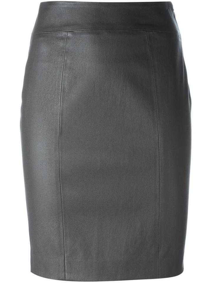 Joseph Lambskin Pencil Skirt
