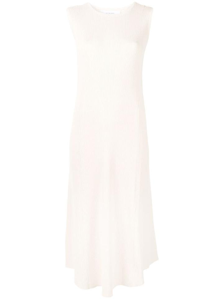 Le Ciel Bleu Shaped Knit Dress - White
