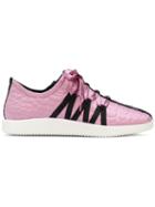 Giuseppe Zanotti Textured Sneakers - Pink