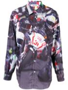 Ground Zero Motocross Print Shirt - Purple