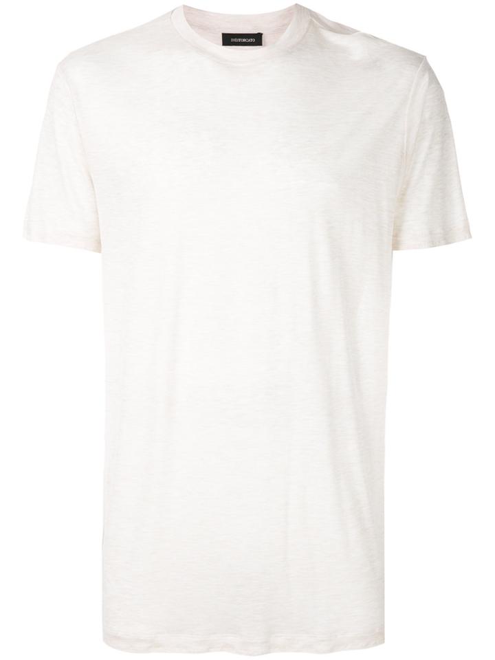 Inês Torcato Round Neck T-shirt - Nude & Neutrals