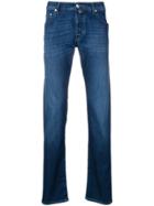 Jacob Cohen Slim Stonewashed Jeans - Blue