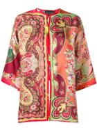 Etro Flared Sleeve Jacket - Orange