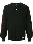 Hysteric Glamour Buttoned Neckline Sweatshirt - Black