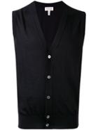 Brioni - Buttoned Vest - Men - Silk/cashmere - 48, Black, Silk/cashmere