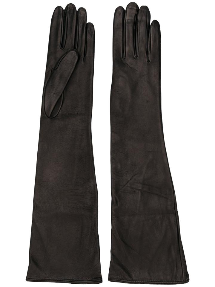Erika Cavallini Long Gloves - Black