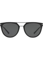 Bulgari Round Shaped Sunglasses - Black