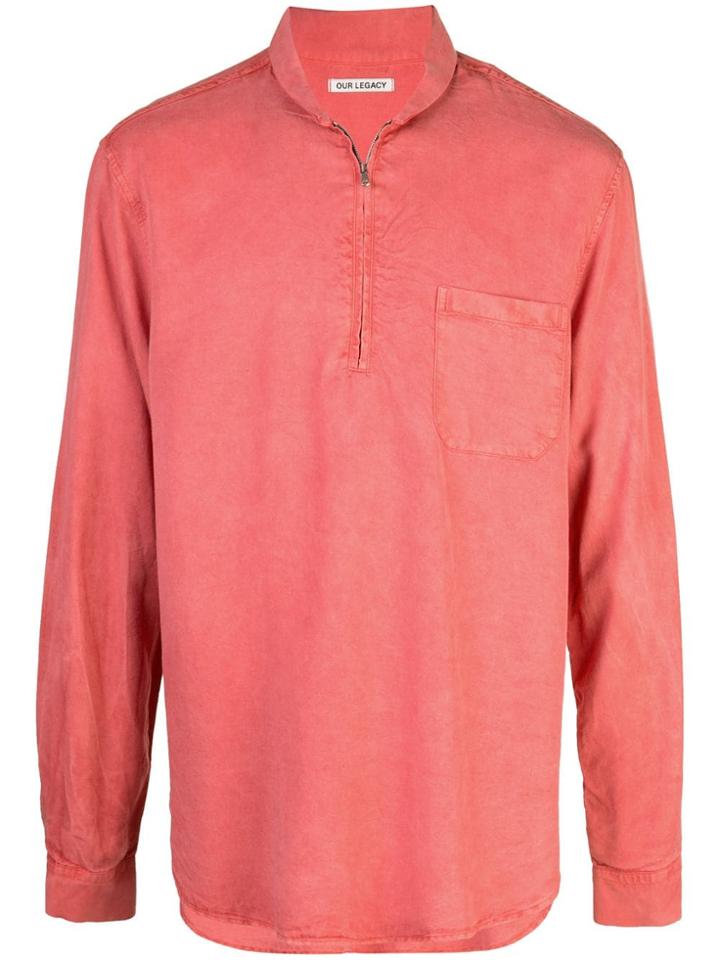Our Legacy Zipped Shirt - Black