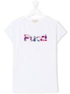 Emilio Pucci Junior Logo Print T-shirt - White
