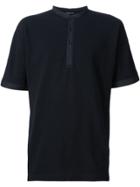 Helmut Lang Mandarin Collar Top - Black