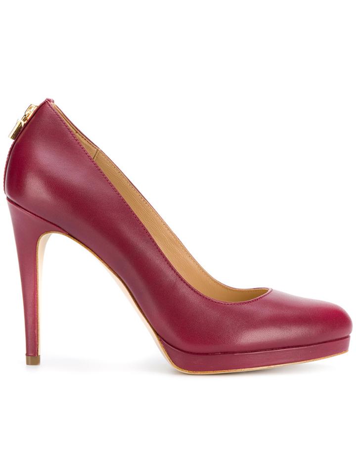 Michael Michael Kors Classic Platform Pumps - Pink & Purple