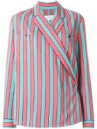 Maison Margiela Striped Long-sleeve Shirt - Multicolour
