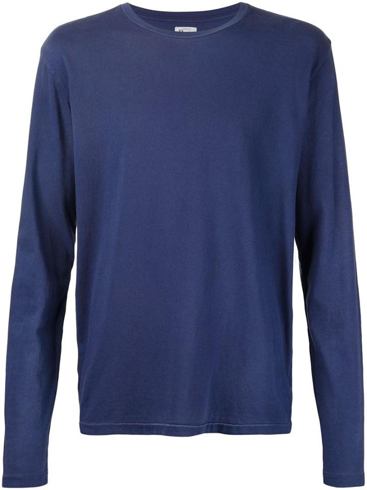 321 Longsleeved T-shirt, Men's, Size: Xl, Blue, Cotton