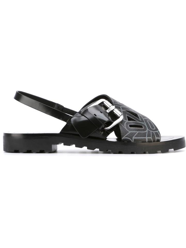 Kenzo Cut-out Logo Sandals